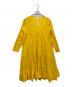 merlette（マーレット）の古着「ティアードワンピース」｜イエロー