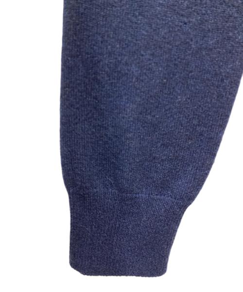 MARNI（マルニ）MARNI (マルニ) ロゴカシミア Vネック ロングセーター ネイビー サイズ:36の古着・服飾アイテム