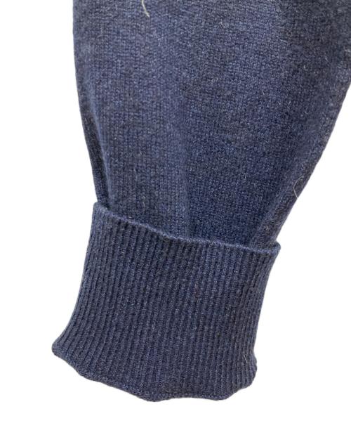 MARNI（マルニ）MARNI (マルニ) ロゴカシミア Vネック ロングセーター ネイビー サイズ:36の古着・服飾アイテム