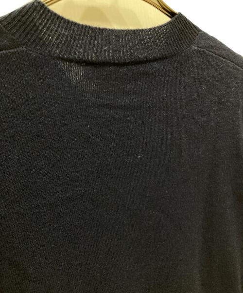 MARNI（マルニ）MARNI (マルニ) ロゴカシミア Vネック ロングセーター ネイビー サイズ:36の古着・服飾アイテム