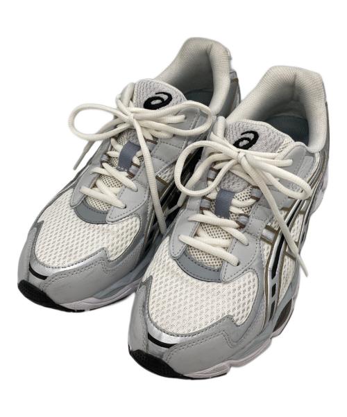asics（アシックス）asics (アシックス) GEL-NYC 2055 ホワイト×ベージュ サイズ:27の古着・服飾アイテム