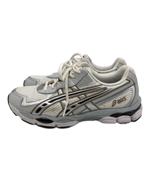asics（アシックス）asics (アシックス) GEL-NYC 2055 ホワイト×ベージュ サイズ:27の古着・服飾アイテム