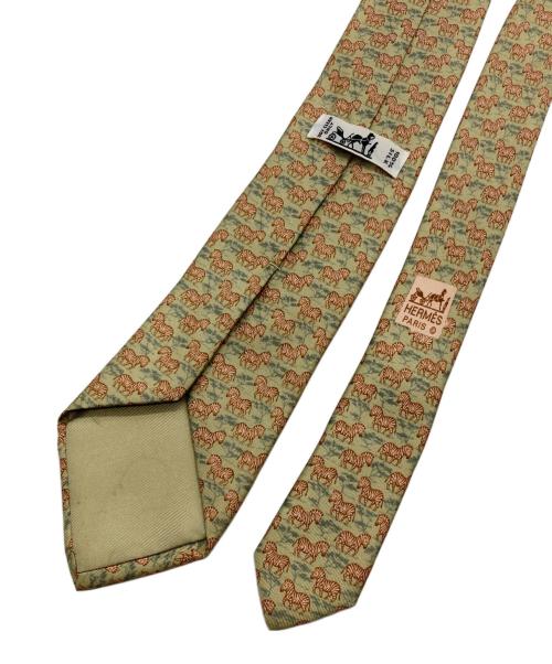 HERMES（エルメス）HERMES (エルメス) ネクタイ ベージュ サイズ:-の古着・服飾アイテム