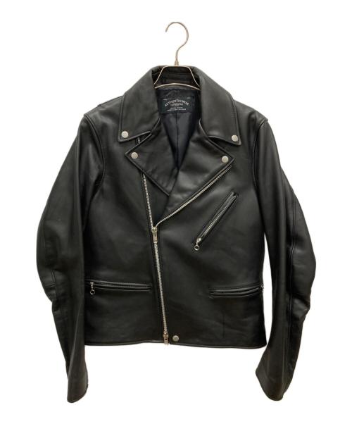 green label relaxing（グリーンレーベルリラクシング）green label relaxing (グリーンレーベルリラクシング) SC SOFT/COW ダブル ライダース ブラック サイズ:SIZE Lの古着・服飾アイテム