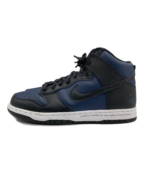NIKE（ナイキ）NIKE (ナイキ) FRAGMENT (フラッグメント) Dunk High Tokyo ネイビー×ブラック サイズ:SIZE 25.5cmの古着・服飾アイテム