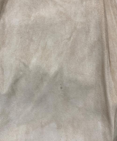 HERMES（エルメス）HERMES (エルメス) ラムレザースカート ベージュ サイズ:38の古着・服飾アイテム