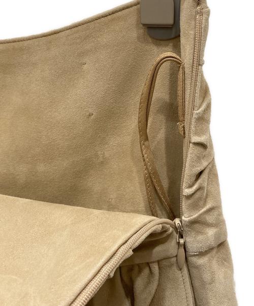 HERMES（エルメス）HERMES (エルメス) ラムレザースカート ベージュ サイズ:38の古着・服飾アイテム