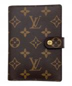 LOUIS VUITTONルイ ヴィトン）の古着「モノグラム　アジェンダPM」｜ブラウン