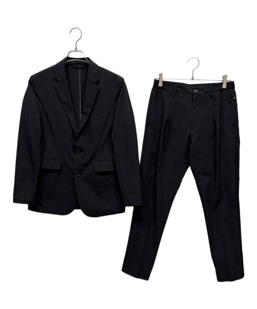 nano・universe（ナノ・ユニバース）nano・universe (ナノ・ユニバース) セットアップスーツ ブラック サイズ:Mの古着・服飾アイテム