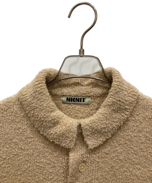 NKNIT（ンニット）NKNIT (ンニット) カシミヤ混ニットポロシャツ ベージュ サイズ:freeの古着・服飾アイテム