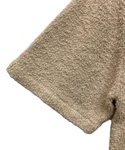 NKNIT（ンニット）NKNIT (ンニット) カシミヤ混ニットポロシャツ ベージュ サイズ:freeの古着・服飾アイテム