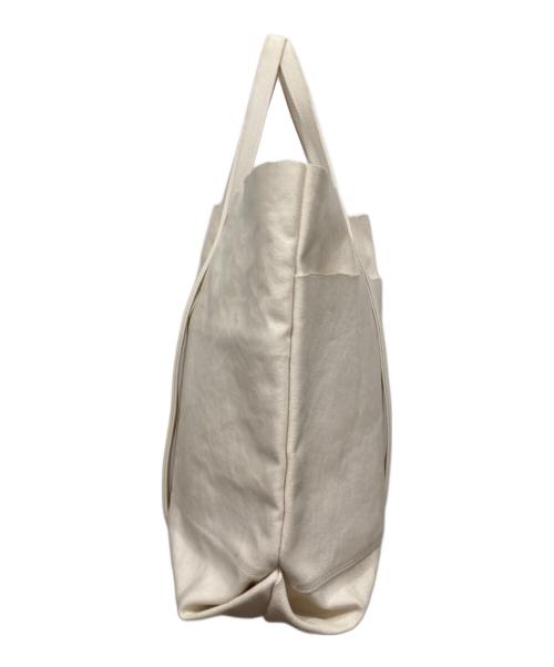 amiacalva（アミアカルヴァ）amiacalva (アミアカルヴァ) キャンバストートバッグ ベージュの古着・服飾アイテム