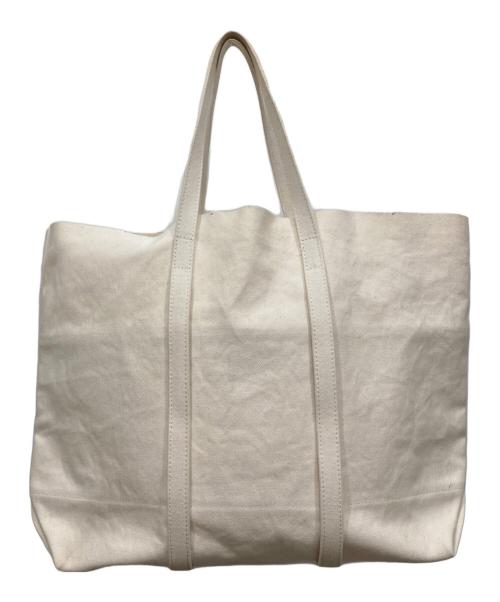 amiacalva（アミアカルヴァ）amiacalva (アミアカルヴァ) キャンバストートバッグ ベージュの古着・服飾アイテム