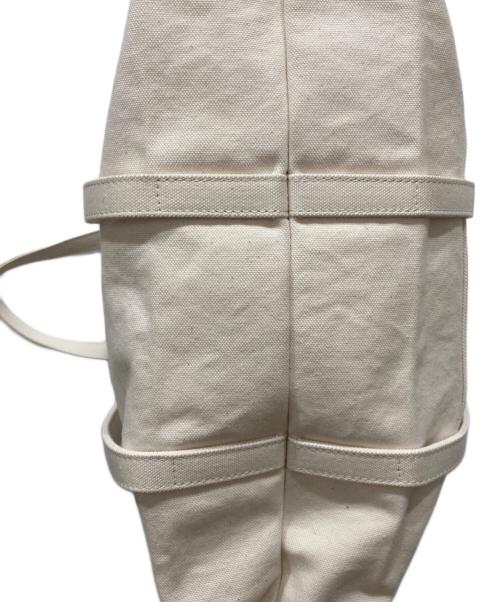 amiacalva（アミアカルヴァ）amiacalva (アミアカルヴァ) キャンバストートバッグ ベージュの古着・服飾アイテム