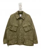 BEAMS PLUS×sage de cretビームスプラス×サージュデクレ）の古着「別注 Military Fatigue Jacket」｜オリーブ