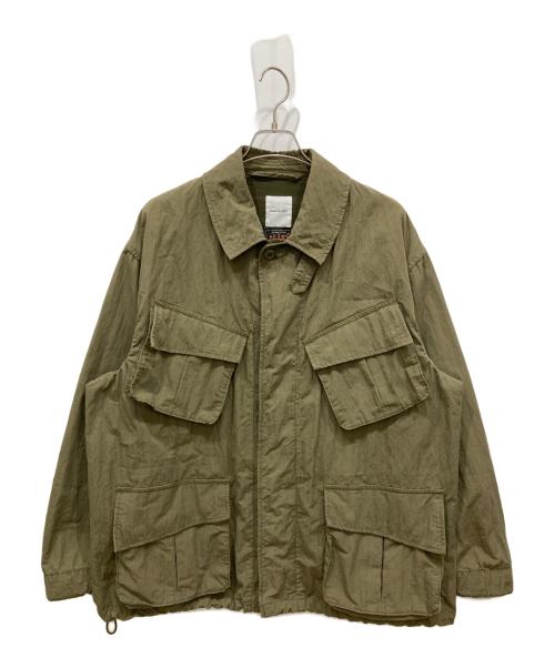 BEAMS PLUS（ビームスプラス）BEAMS PLUS (ビームスプラス) sage de cret (サージュデクレ) 別注 Military Fatigue Jacket オリーブ サイズ:Mの古着・服飾アイテム