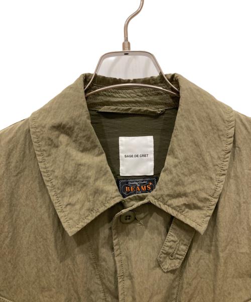 BEAMS PLUS（ビームスプラス）BEAMS PLUS (ビームスプラス) sage de cret (サージュデクレ) 別注 Military Fatigue Jacket オリーブ サイズ:Mの古着・服飾アイテム