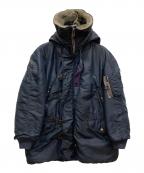 U.S.AIR FORCEユーエスエアフォース）の古着「N-3A FLIGHT JACKET」｜ネイビー