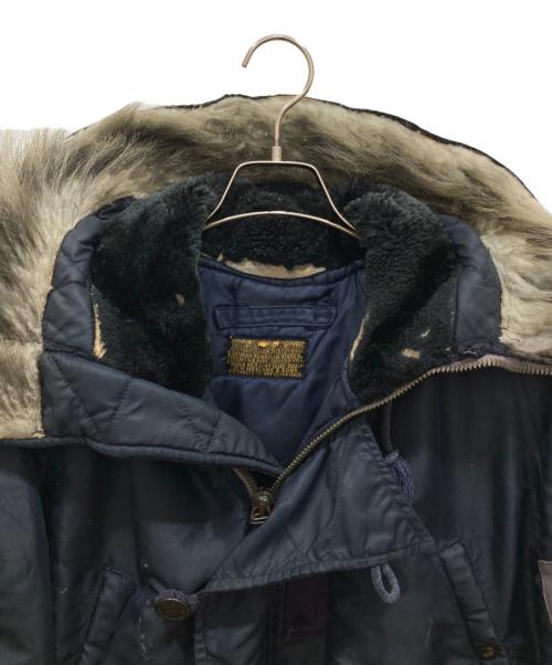 U.S.AIR FORCE（ユーエスエアフォース）U.S.AIR FORCE (ユーエスエアフォース) N-3A FLIGHT JACKET ネイビー サイズ:SIZE 不明の古着・服飾アイテム