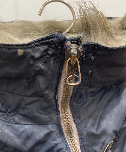 U.S.AIR FORCE（ユーエスエアフォース）U.S.AIR FORCE (ユーエスエアフォース) N-3A FLIGHT JACKET ネイビー サイズ:SIZE 不明の古着・服飾アイテム