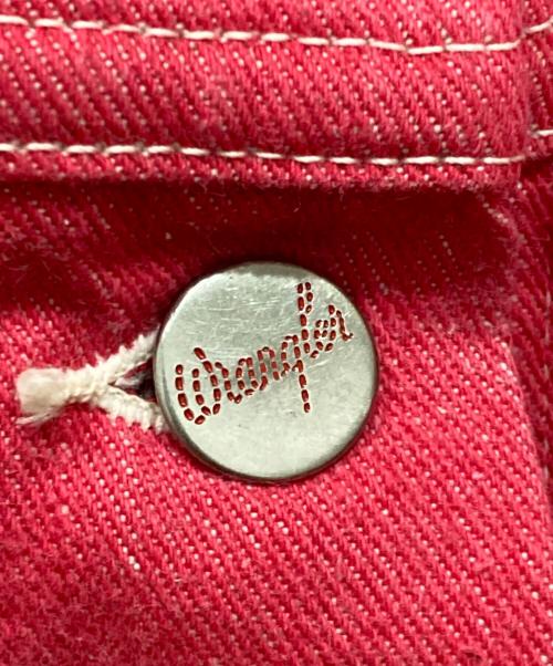 Wrangler（ラングラー）Wrangler (ラングラー) デニムトラッカージャケット レッド サイズ:18の古着・服飾アイテム