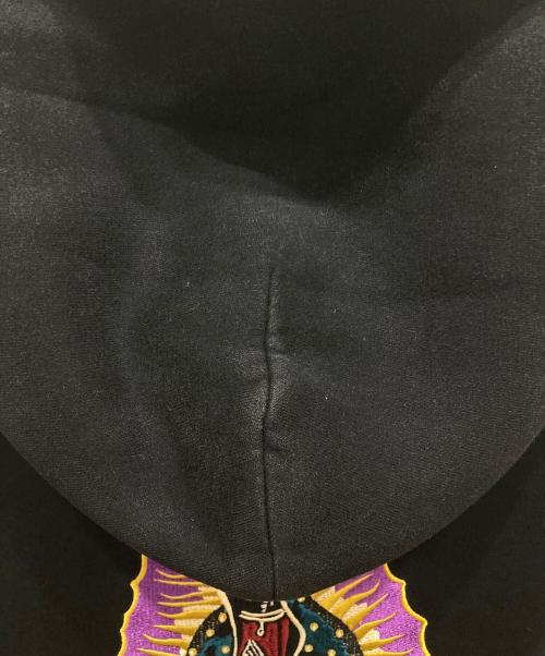 SUBCIETY（サブサエティ）SUBCIETY (サブサエティ) スカルマリア刺繍ジップパーカー ブラック サイズ:XLの古着・服飾アイテム