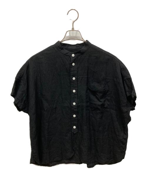 BEAMS BOY（ビームスボーイ）BEAMS BOY (ビームスボーイ) リネンブラウス ブラック サイズ:-の古着・服飾アイテム