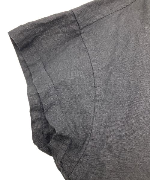 BEAMS BOY（ビームスボーイ）BEAMS BOY (ビームスボーイ) リネンブラウス ブラック サイズ:-の古着・服飾アイテム