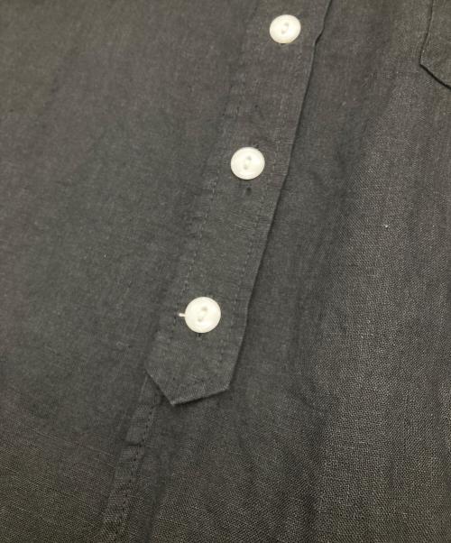 BEAMS BOY（ビームスボーイ）BEAMS BOY (ビームスボーイ) リネンブラウス ブラック サイズ:-の古着・服飾アイテム