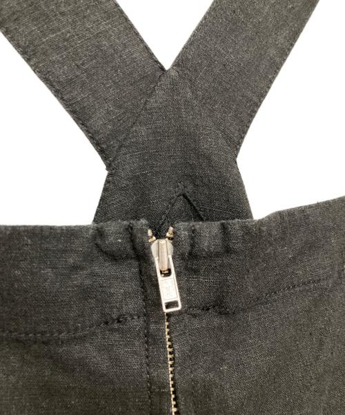 SLOBE IENA（スローブ イエナ）SLOBE IENA (スローブ イエナ) リネン混ノースリーブワンピース ブラック サイズ:無しの古着・服飾アイテム