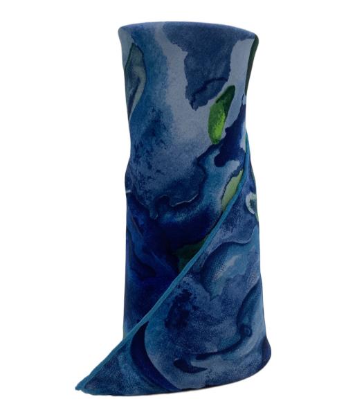 GUCCI（グッチ）GUCCI (グッチ) シルクスカーフ ブルーの古着・服飾アイテム