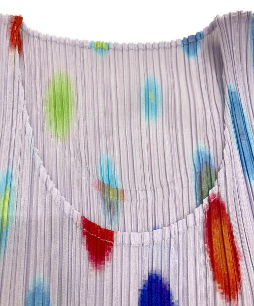PLEATS PLEASE（プリーツプリーズ）PLEATS PLEASE (プリーツプリーズ) プリーツノースリーブカットソー ピンク サイズ:4の古着・服飾アイテム