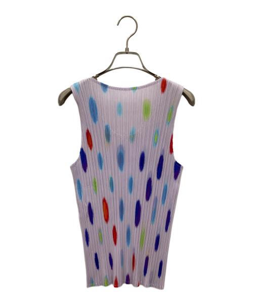 PLEATS PLEASE（プリーツプリーズ）PLEATS PLEASE (プリーツプリーズ) プリーツノースリーブカットソー ピンク サイズ:SIZE 4の古着・服飾アイテム