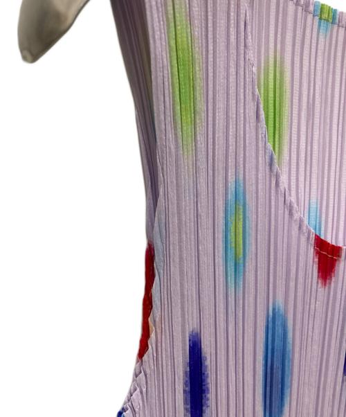 PLEATS PLEASE（プリーツプリーズ）PLEATS PLEASE (プリーツプリーズ) プリーツノースリーブカットソー ピンク サイズ:SIZE 4の古着・服飾アイテム