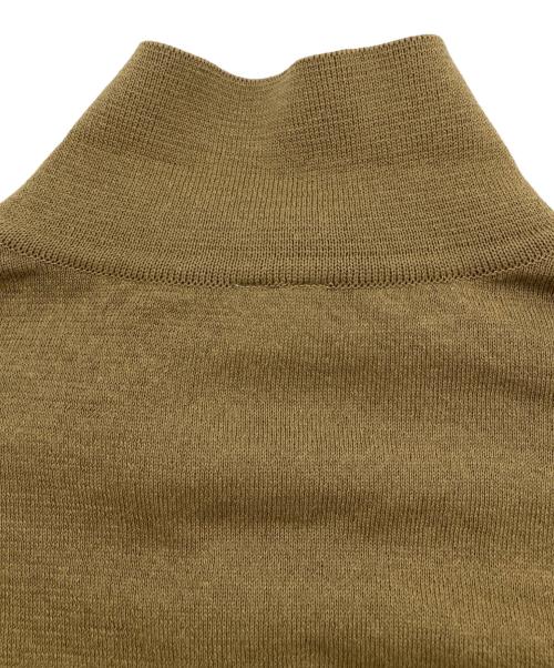 DESCENTE PAUSE（デサントポーズ）DESCENTE PAUSE (デサントポーズ) FIRACIS KNIT SHIRT ブラウン サイズ:Ⅼの古着・服飾アイテム