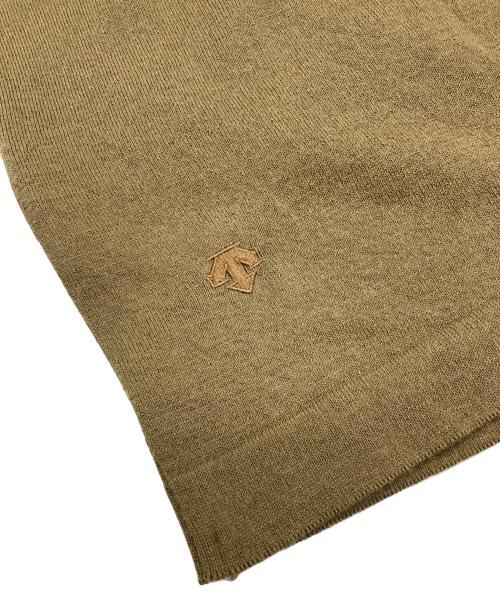 DESCENTE PAUSE（デサントポーズ）DESCENTE PAUSE (デサントポーズ) FIRACIS KNIT SHIRT ブラウン サイズ:Ⅼの古着・服飾アイテム