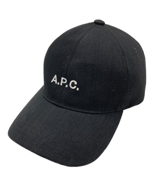 A.P.C.（アーペーセー）A.P.C. (アーペーセー) CASQUETTE CHARLIE キャスケット チャーリー ブラック サイズ:58の古着・服飾アイテム