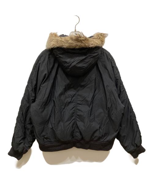 POLO RALPH LAUREN（ポロ・ラルフローレン）POLO RALPH LAUREN (ポロ・ラルフローレン) 90’ｓマルチポケットダウンボンバージャケット ブラック サイズ:XLの古着・服飾アイテム