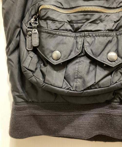 POLO RALPH LAUREN（ポロ・ラルフローレン）POLO RALPH LAUREN (ポロ・ラルフローレン) 90’ｓマルチポケットダウンボンバージャケット ブラック サイズ:XLの古着・服飾アイテム