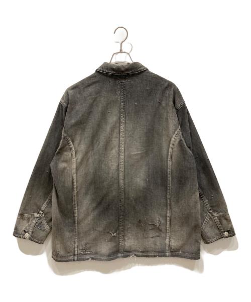 ANCELLM（アンセルム）ANCELLM (アンセルム) 25SS DENIM COVERALL(BLACK) ブラック サイズ:3の古着・服飾アイテム