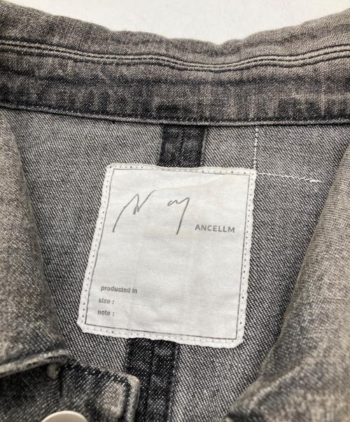 ANCELLM（アンセルム）ANCELLM (アンセルム) 25SS DENIM COVERALL(BLACK) ブラック サイズ:3の古着・服飾アイテム