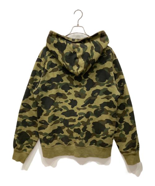 A BATHING APE（アベイシングエイプ）A BATHING APE (ア ベイシング エイプ) ジップパーカー カーキ サイズ:2XLの古着・服飾アイテム