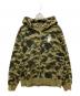 A BATHING APE（ア ベイシング エイプ）の古着「ジップパーカー」｜カーキ