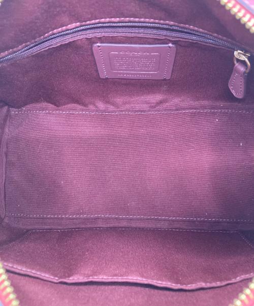 COACH（コーチ）COACH (コーチ) 2WAYバッグ ピンク×ブラウンの古着・服飾アイテム