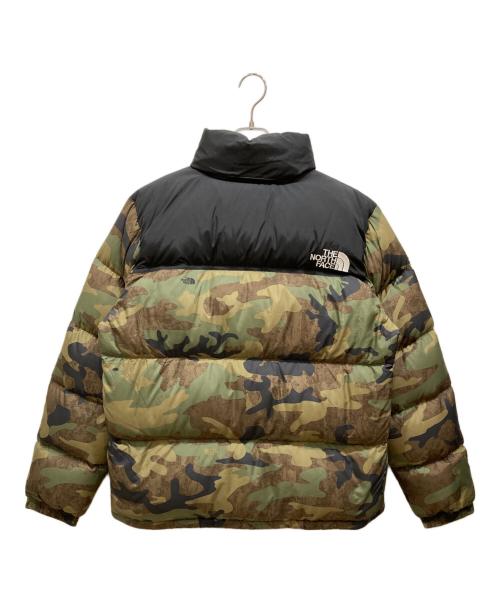 THE NORTH FACE（ザ ノース フェイス）THE NORTH FACE (ザ ノース フェイス) NOVELTY NUPTSE JACKET カーキ×ブラック サイズ:SIZE XLの古着・服飾アイテム