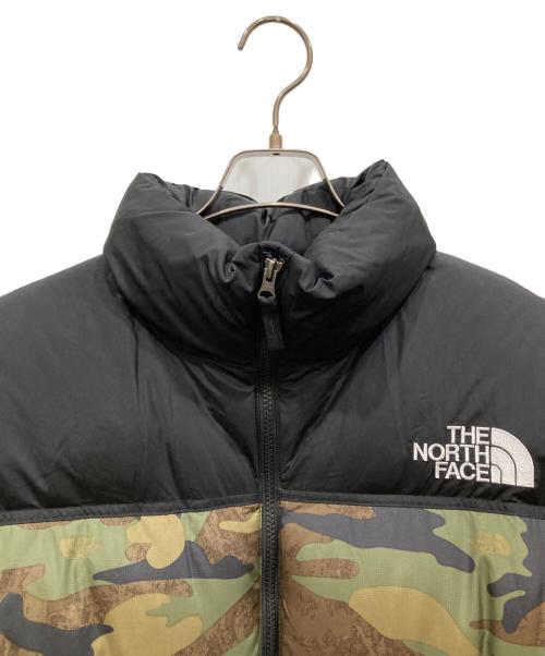 THE NORTH FACE（ザ ノース フェイス）THE NORTH FACE (ザ ノース フェイス) NOVELTY NUPTSE JACKET カーキ×ブラック サイズ:SIZE XLの古着・服飾アイテム