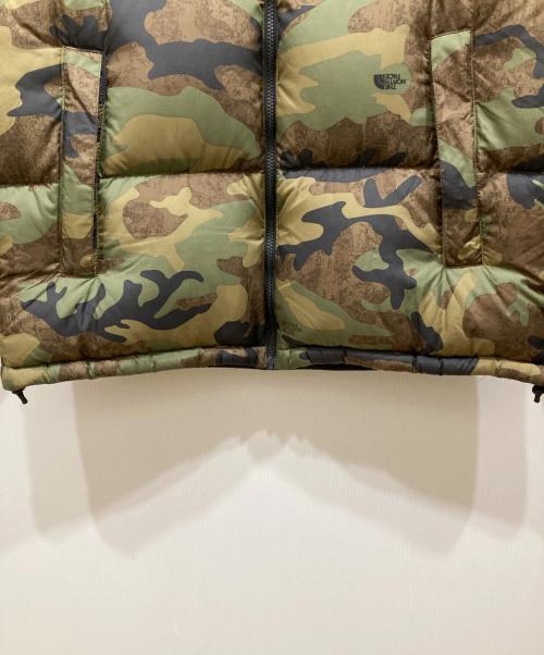 THE NORTH FACE（ザ ノース フェイス）THE NORTH FACE (ザ ノース フェイス) NOVELTY NUPTSE JACKET カーキ×ブラック サイズ:SIZE XLの古着・服飾アイテム