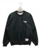 SUPREME×Championシュプリーム×チャンピオン）の古着「3D Metallic Crewneck」｜ブラック
