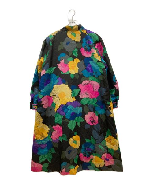 LEONARD（レオナール）LEONARD (レオナール) ライナー付きフラワーコート ブラック サイズ:SIZE9の古着・服飾アイテム