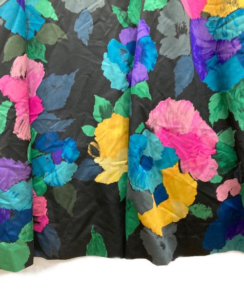 LEONARD（レオナール）LEONARD (レオナール) ライナー付きフラワーコート ブラック サイズ:SIZE9の古着・服飾アイテム